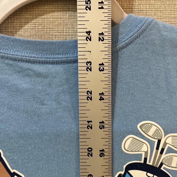 Crown & Ivy Tee Shirt Kids M Blue Dogs Golf Southern Tradition Labrador - Picture 5 of 9